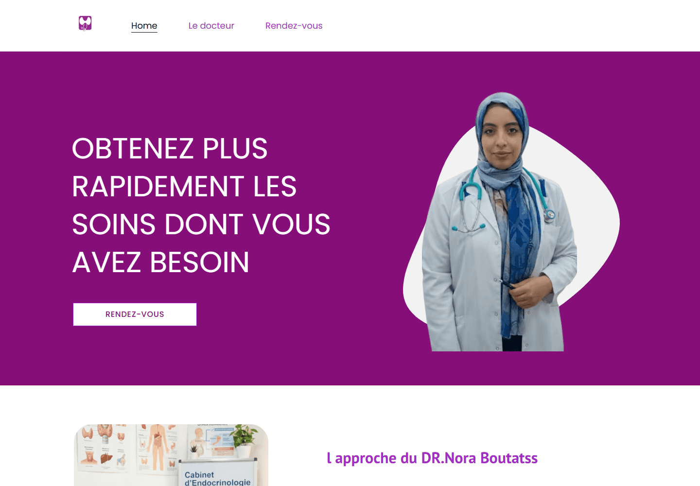 Aperçu du projet Dr Boutatss Nora